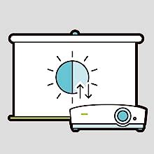 BenQ MX550 XGA DLP Projector, High Brightness 3600 ANSI Lumens, 20000:1 ...