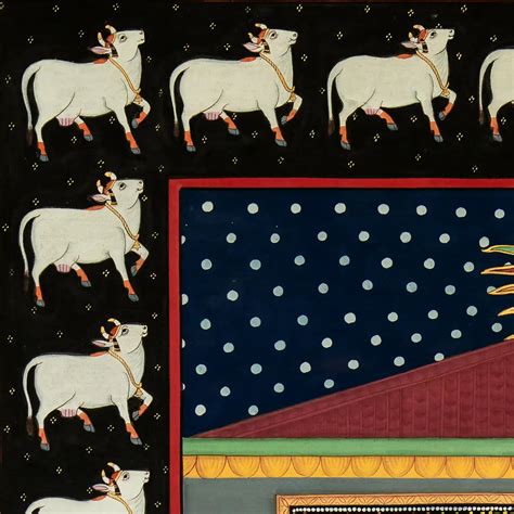 Exclusive Real Gold leaf Annakut Handmade Pichwai Painting – TheBimba.com