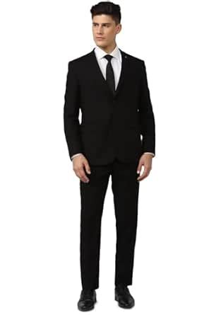 Buy Van Heusen Black Two Piece Suit at Amazon.in
