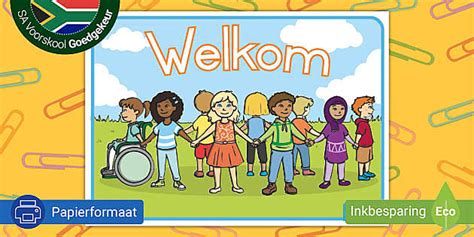 Welkom Vertoonplakkaat (teacher made) - Twinkl