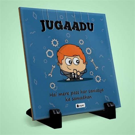 Jugaadu Table Decor Ceramic Tile – Indigifts