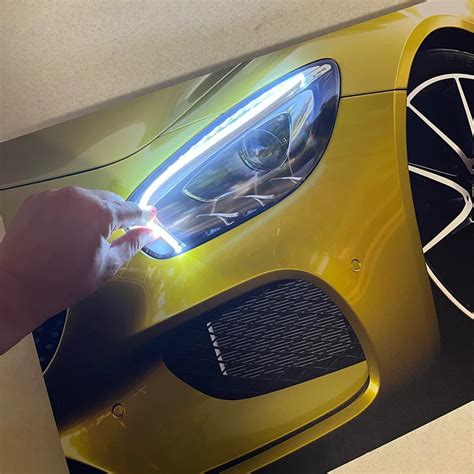 Audi R8 Supercar Rear View – Neon LED Metal Poster | Luxury Sports Car ...