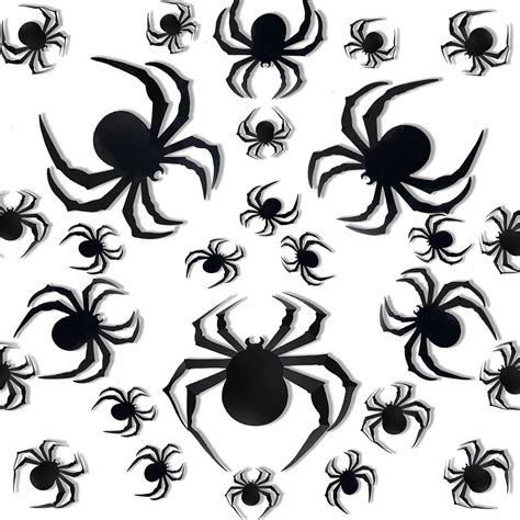 Buy Incrizma Halloween Spider Wall Decor, 3D SpiderStickers Halloween ...