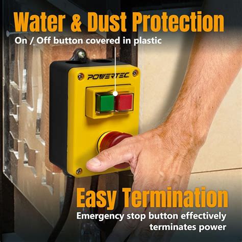 POWERTEC 120V, 18A Magnetic Switch for Router Table, India | Ubuy