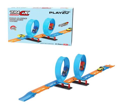 Pull Back Track Set: 2 Loops | Playzu – Krazy Caterpillar