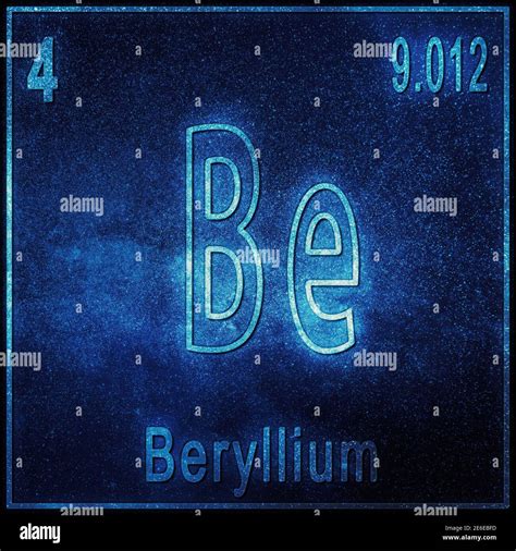 Element beryllium hi-res stock photography and images - Alamy