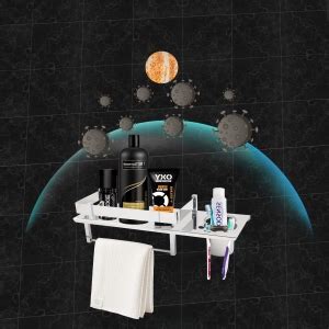 eonic Stainless Steel 3 in 1 Multipurpose Bathroom Shelf with ...