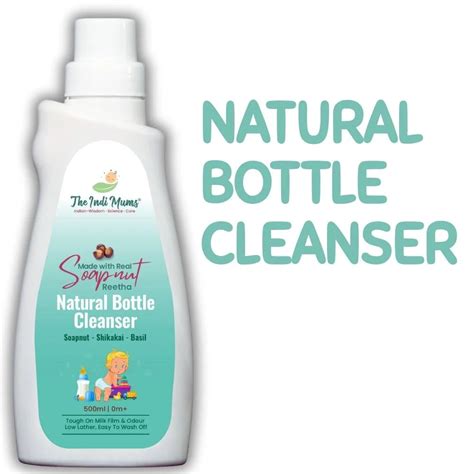 Buy Natural Baby Feeding Bottle Cleaning Liquid Online – The Indi Mums