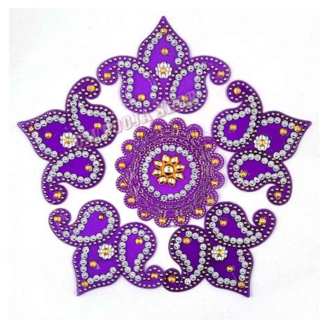 Captivating Chakra Acrylic Plastic Rangoli for Home