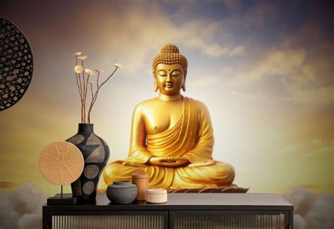 Shop Buddha Wallpaper for Walls Online - From ₹99/sq ft