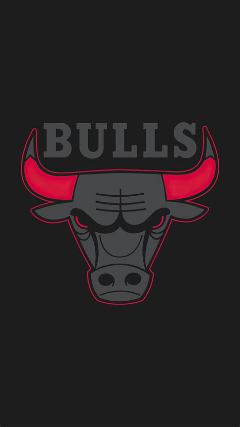 chicago bulls, basketball, sports, logo, hd, 4k HD Phone Wallpaper ...