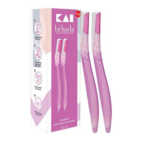 Kai Bi-Hada Eyebrow BHL-2P Razor, 1 Count Price, Uses, Side Effects ...