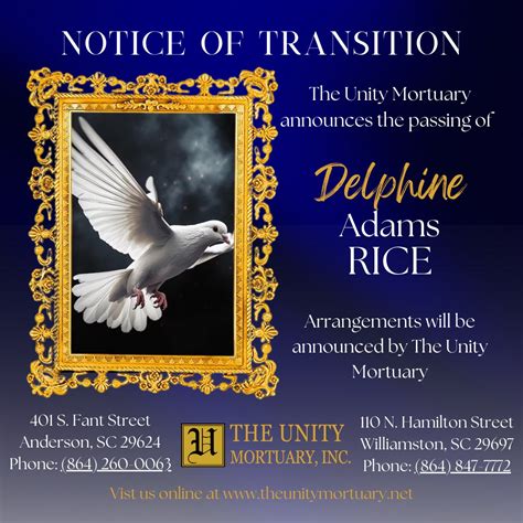 The Unity Mortuary | Anderson SC