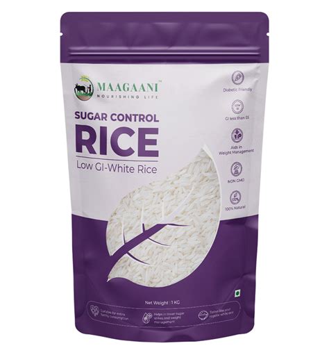 Low GI Sugar Control White Rice – Maagaani