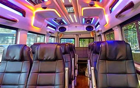 Hire Luxury 9, 12, 16 seater Tempo Traveller on Rent in Gurgaon NCR