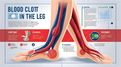 Blood Clot in Leg Pictures Symptoms Diagnosis and Treatment | Premium AI-generated image