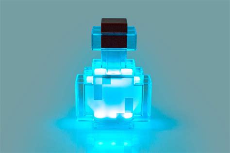 Minecraft Potion Bottle Light Color-Changing LED Lamp | 7 Inch Night ...