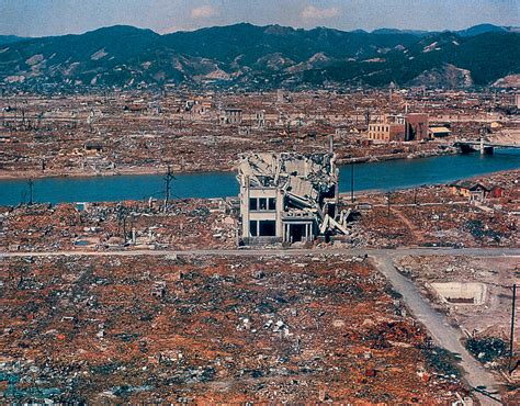 Hiroshima After Atomic Bomb In Color