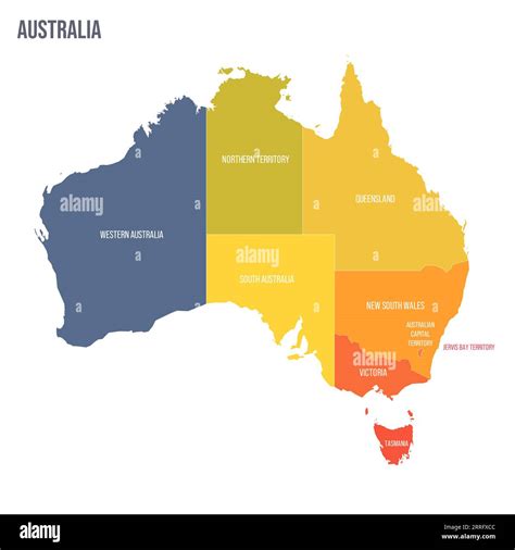 Australia Map With Country Names World Hot Country Map Australia