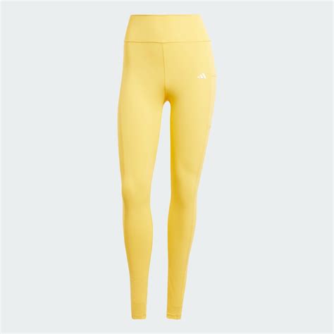 adidas Optime Full-Length Leggings - Yellow | adidas LK