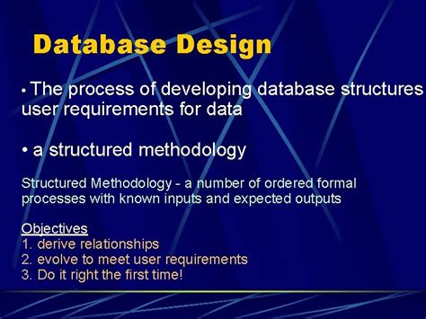 Image result for Database Design Overview