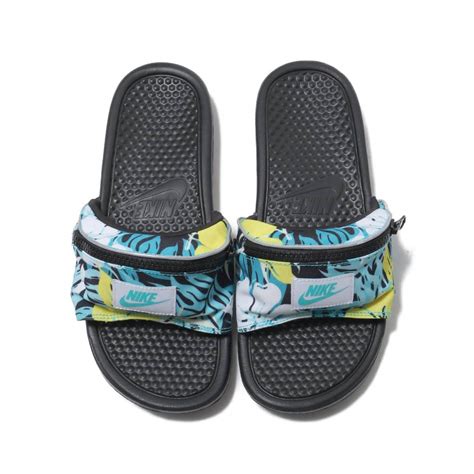 NIKE BENASSI JDI FANNY PACK PRINT HYPER JADE/HYPER JADE-SPIRIT TEAL ...