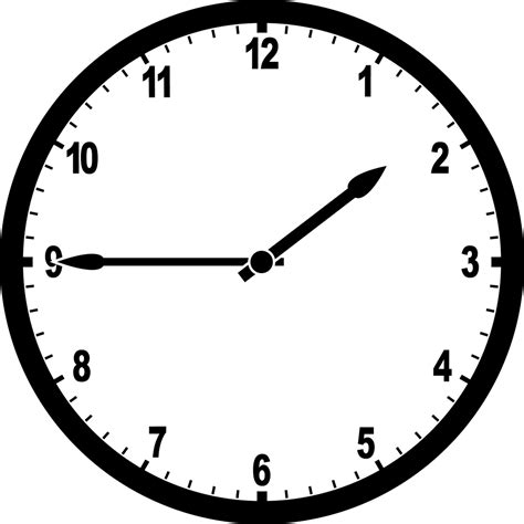 Clock 1:45 | ClipArt ETC