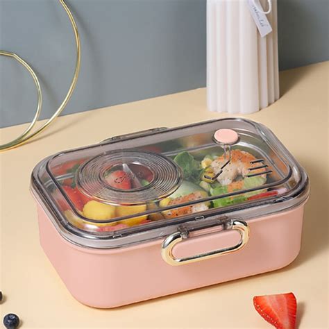 1pc 450ml Portable Food Container Stainless Steel Bento Box Thermal Jar 安い