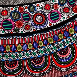 Buy Pretty Girl Zentangle Print Online in India - Etsy