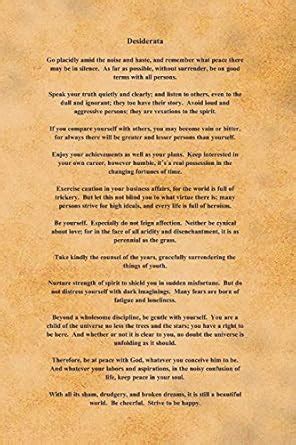 Desiderata: Parchment Journal 120 Lined Pages : Publishing, Jarslie ...