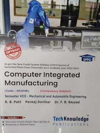 Computer Integrated Manufacturing - Mechanical Engineering : Savitribai ...