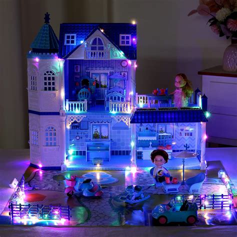 CUTE STONE Dollhouse Dreamhouse with 2 | Ubuy India