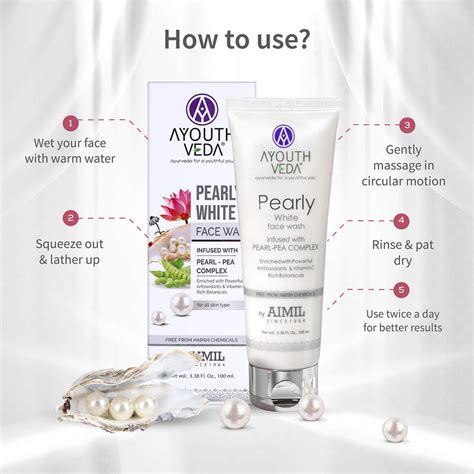 Buy Pearly Whitening Skin Face Wash online | Ayouthveda Pearly White ...