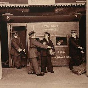 Thrown off the first class carriage of the train at Pietermartizburg ...