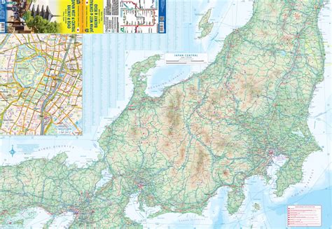 Map Of Central Japan Physical Map Of Japan The Oxford Collection–