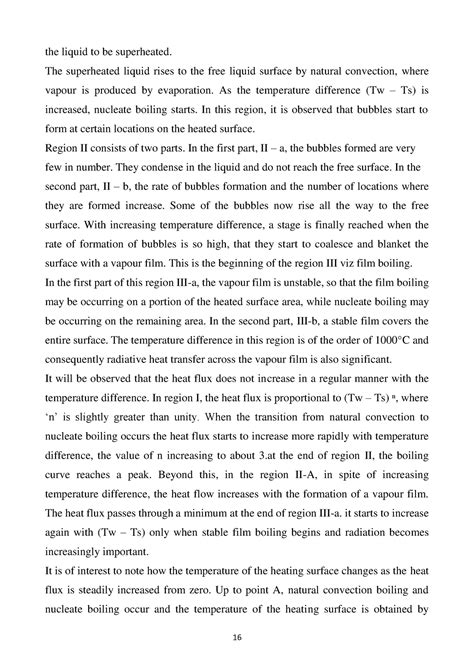 heat transfer flux - the liquid to be superheated. The superheated ...