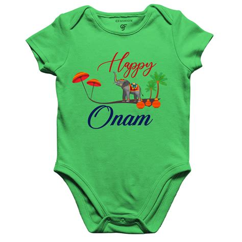 happy onam baby onesie rompers bodysuit for babies @ gfashion india ...
