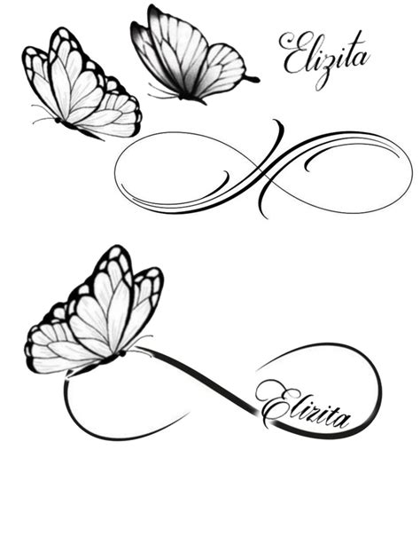 Pin by Tatiana S on Client | Butterfly tattoo designs, Infinity ...