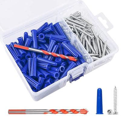 Beslife Concrete Anchors Kit - 100Pcs Drywall Anchors & India | Ubuy