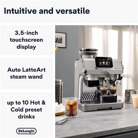 DeLonghi Cold Brew Coffee Machine, La Specialista Touch EC9455.M, Bari ...