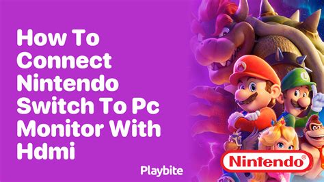 Image result for Connect Switch to PC Monitor