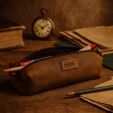 Leather Stationery Pouch | Premium Handmade Pencil Case