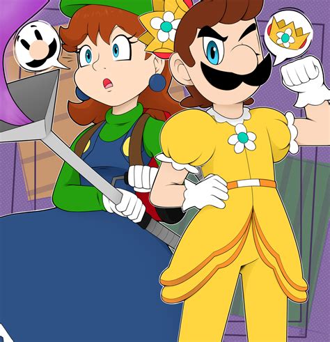 Luigi And Daisy In Bed