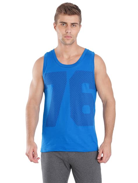 Jockey Neon Blue Sport Tank Top for Men #9928 – Route2Fashion
