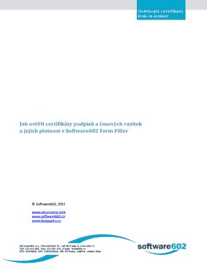 Fillable Online 602 Jak ov??it certifik ty podpis? a ?asov ch raz tek a ...