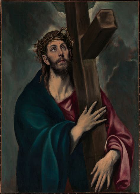 El Greco (Domenikos Theotokopoulos) | Christ Carrying the Cross | The ...