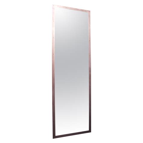 Solid White Oak Leaning Modern Floor Mirror For Sale at 1stDibs