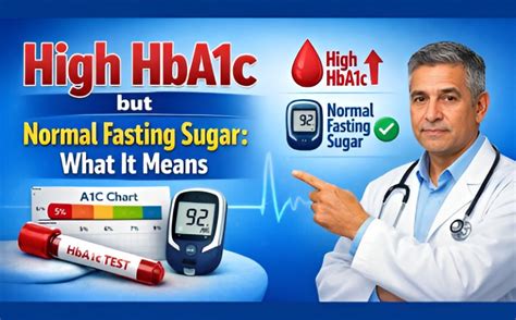 High HbA1c but Normal Fasting Sugar: What It Means - Prime Synapse