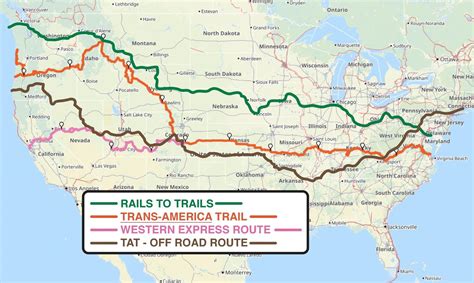 TransAmerica Trail Adventure Cycling Route Network, 45% OFF