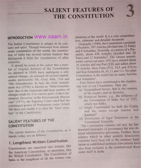 Salient Features Of India Constitution All You Need To Know For CSAT ...